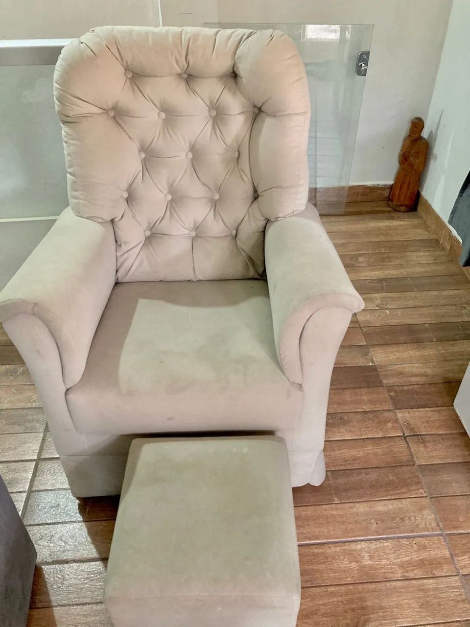 Cadeira de balanço Poltrona amamentação com balanço  - Foto 4