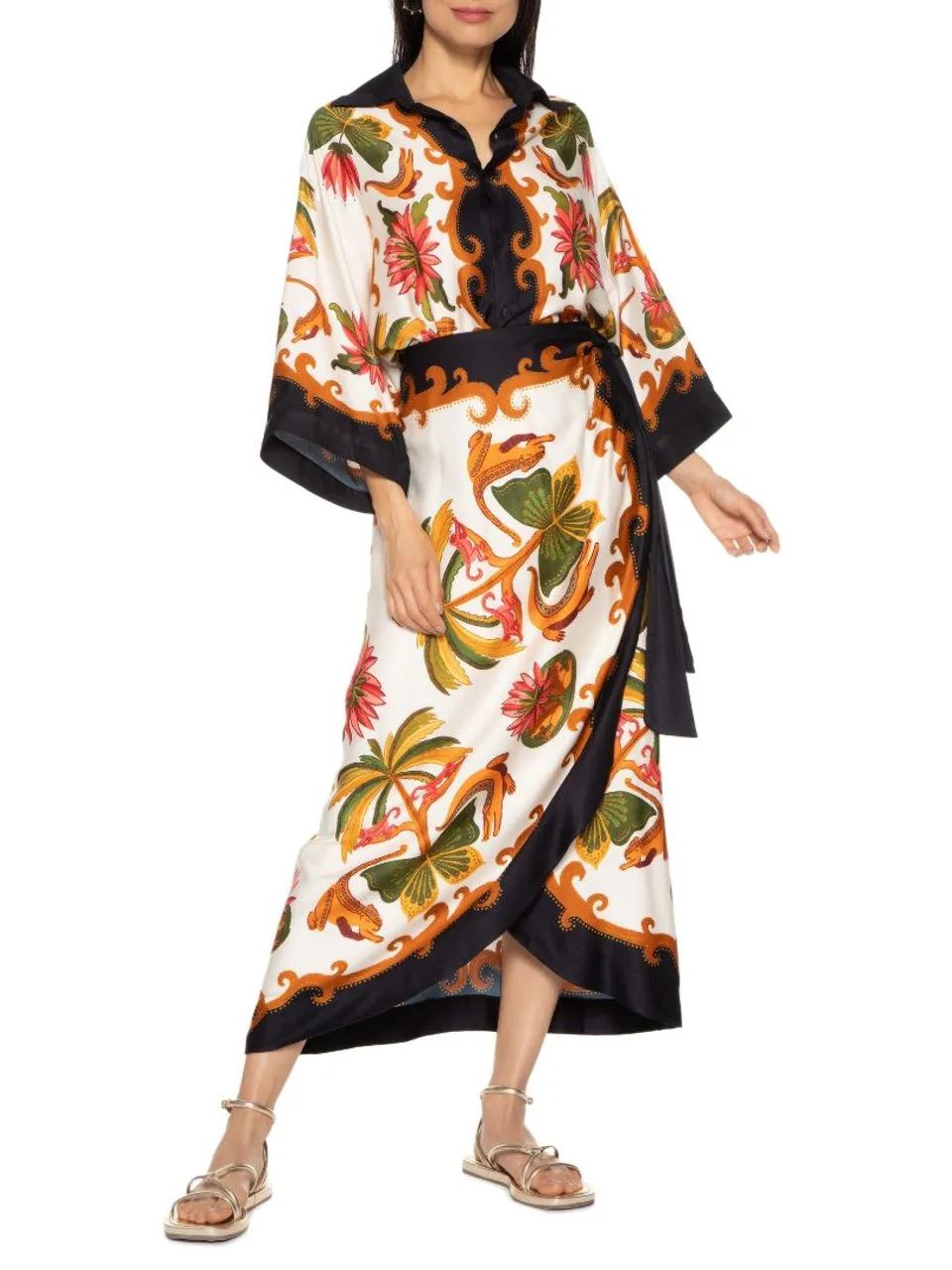 Camisa Farm Lenco Amazonia Chic - G