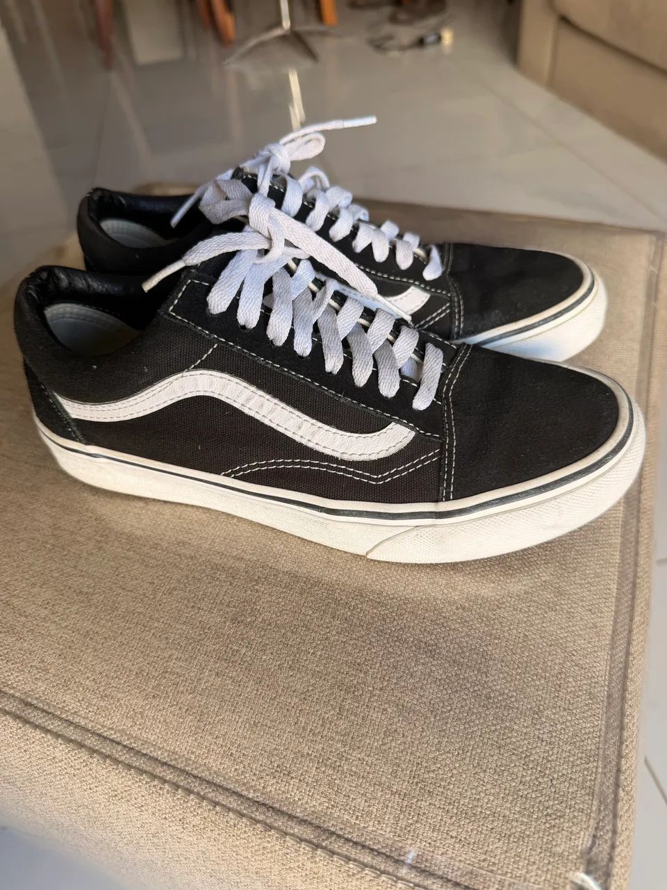     Vans Old Skool preto e branco