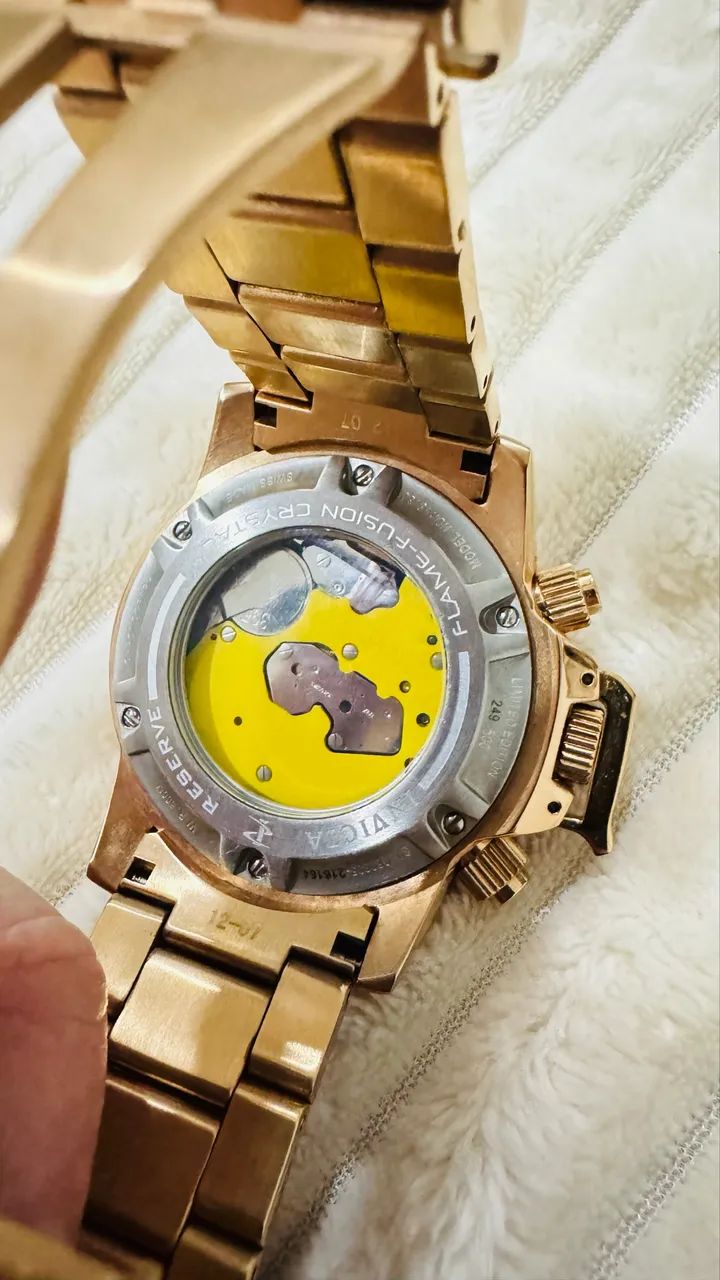 2 Pulseiras Invicta 15130 Reserve Subaqua Limited Swiss Quartz chrono - Foto 5