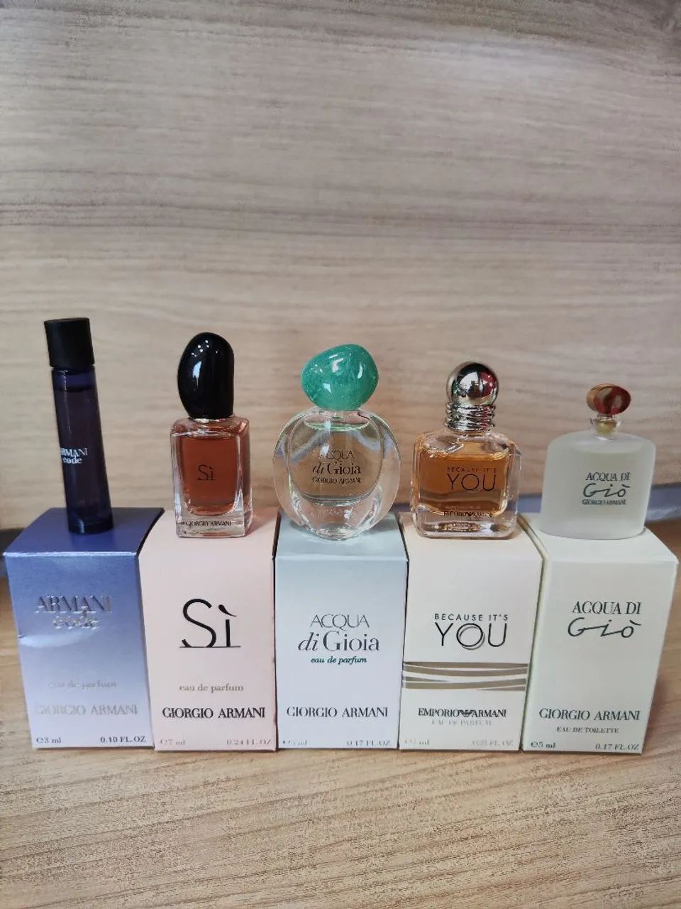 Kit Giorgio Armani 5 miniaturas  - Foto 4