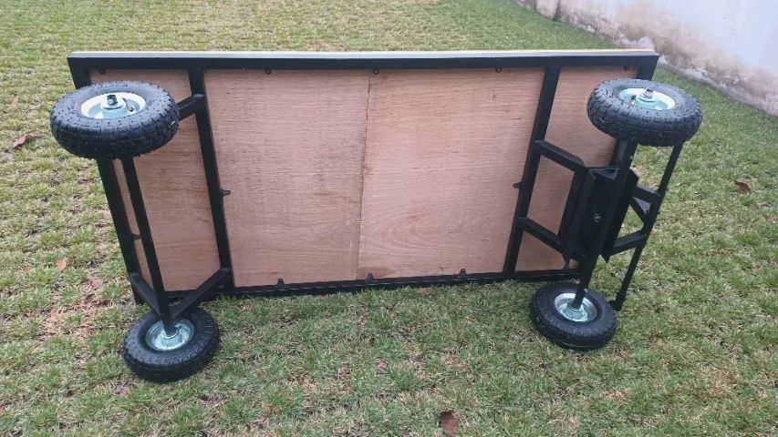 Carrinho plataforma extremamente reforçado - Foto 4