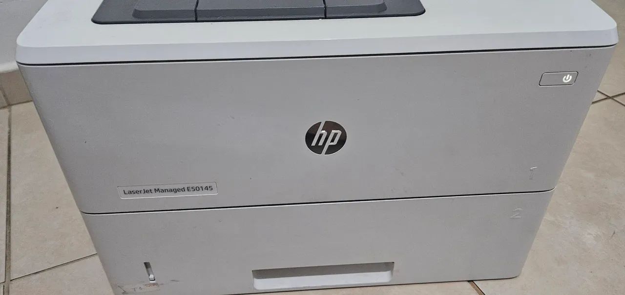 Impressora HP LaserJet Managed E50145dn Laser Monocromática