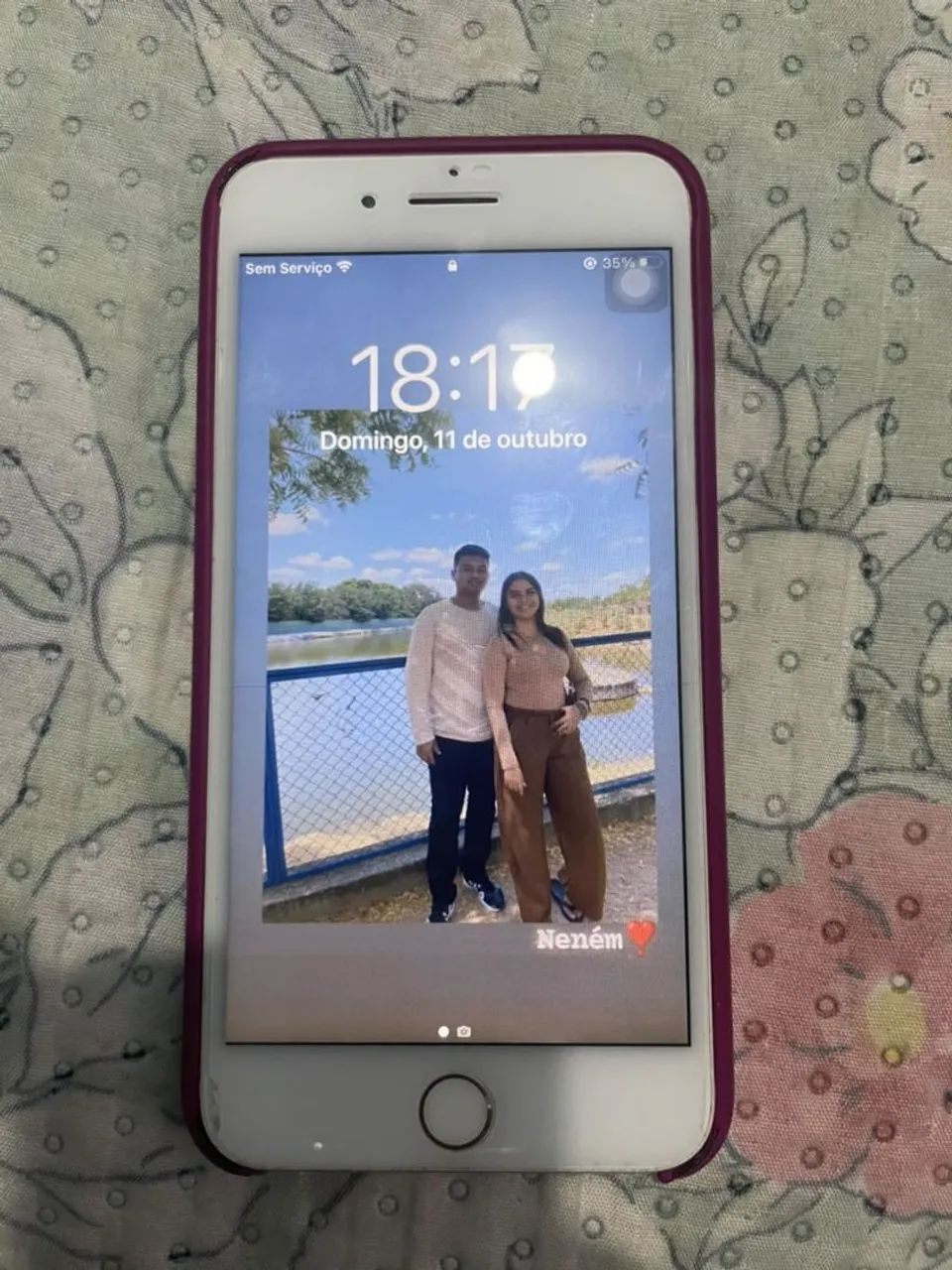 Celular iPhone 7 plus Oz todo perfeito pra vender  - Foto 2