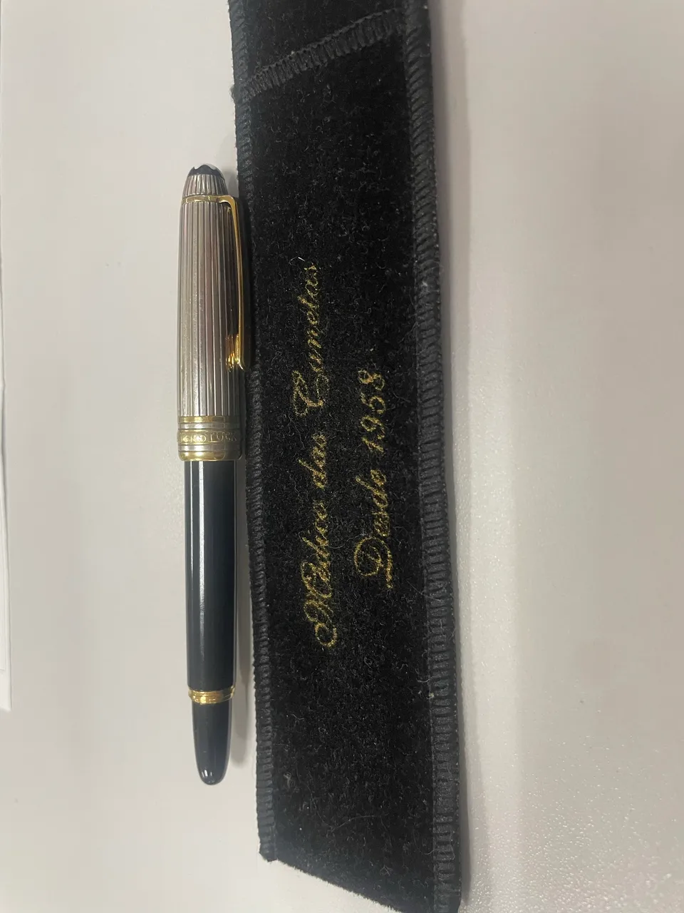 Parker Sonnet Ciselé 925 Prata Maciça 18K F - França - Papelaria