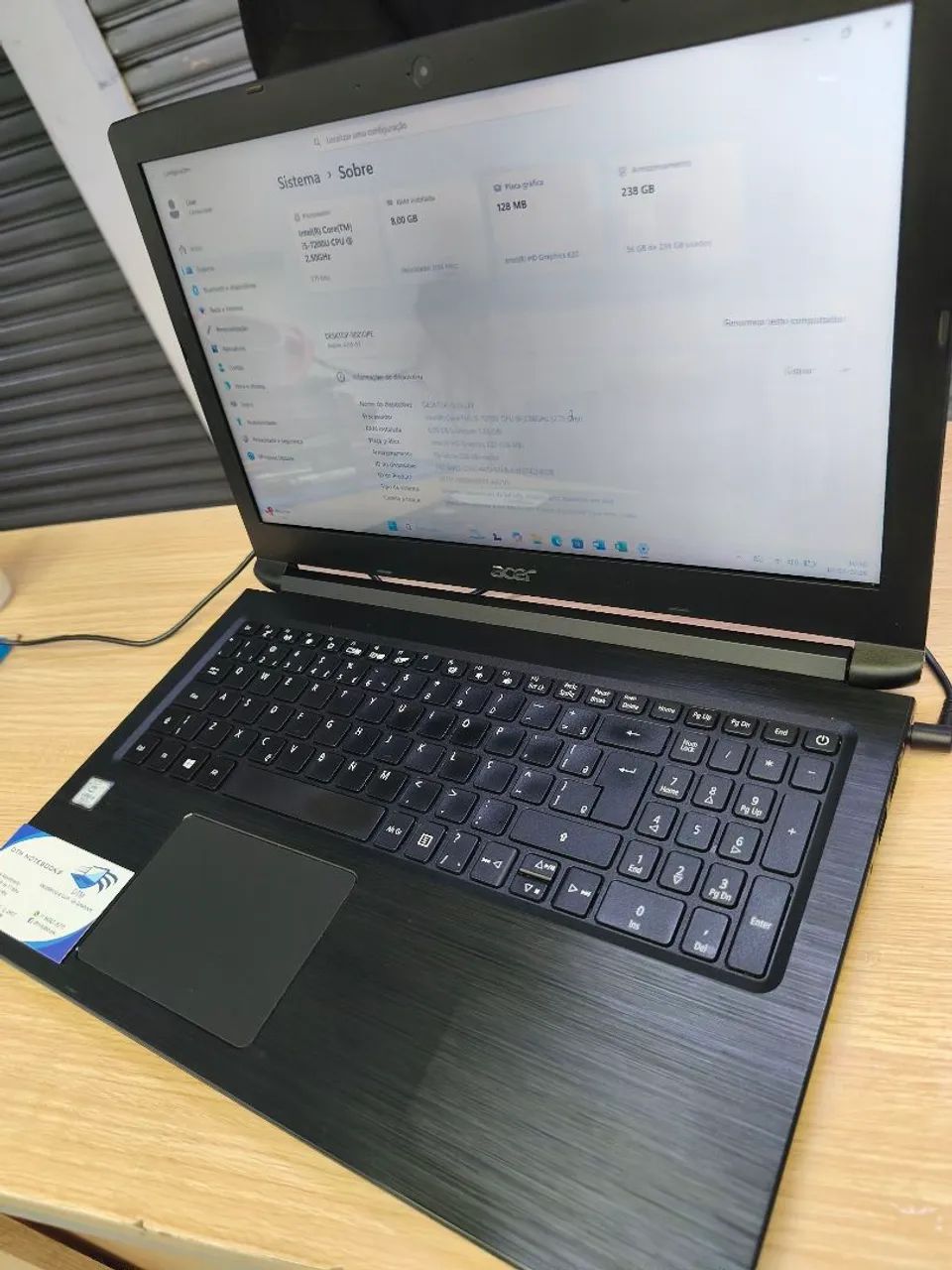Notebook Acer Aspire A315-53 i5-7gen  - Foto 4