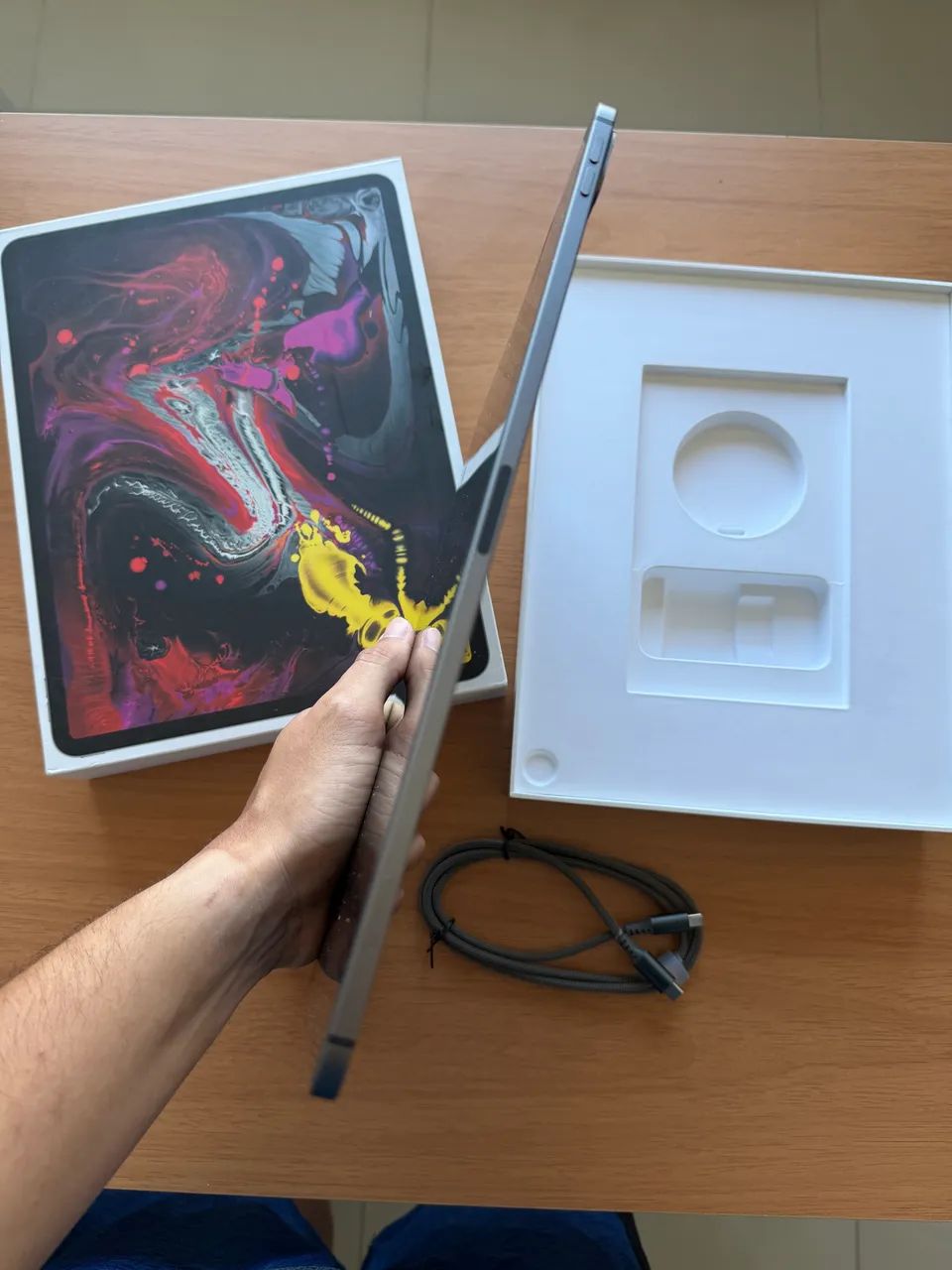 iPad Pro 12,9 polegadas A12 - excelente estado - @gbstore071 - Foto 2