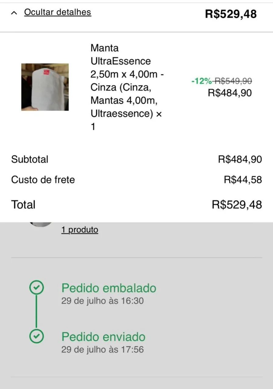 Manta algodão  - Foto 4