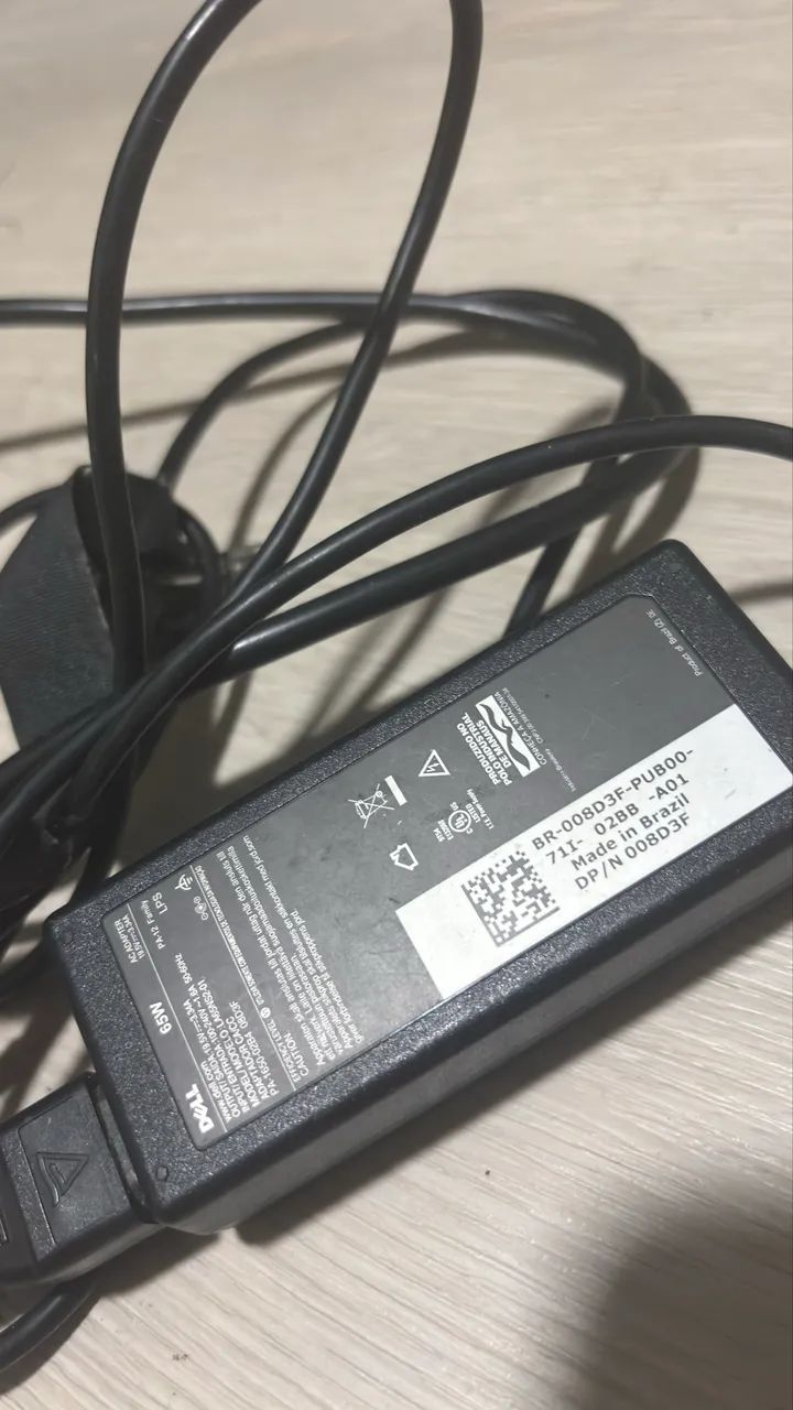 FONTE ORIGINAL DELL 65W - 19,5V 3,34A - Foto 3