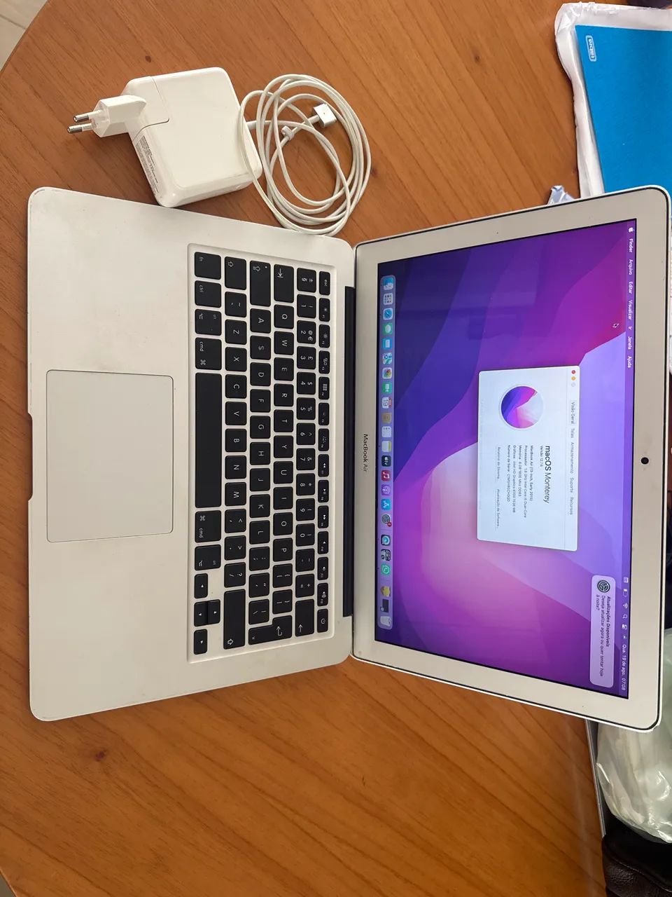 Apple MacBook Air A1466 Prata 13.3 Intel 3317u 4g de ram  - Foto 3