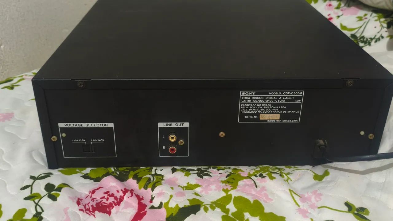 Cd player Sony carrossel funcionando perfeitamente  - Foto 4