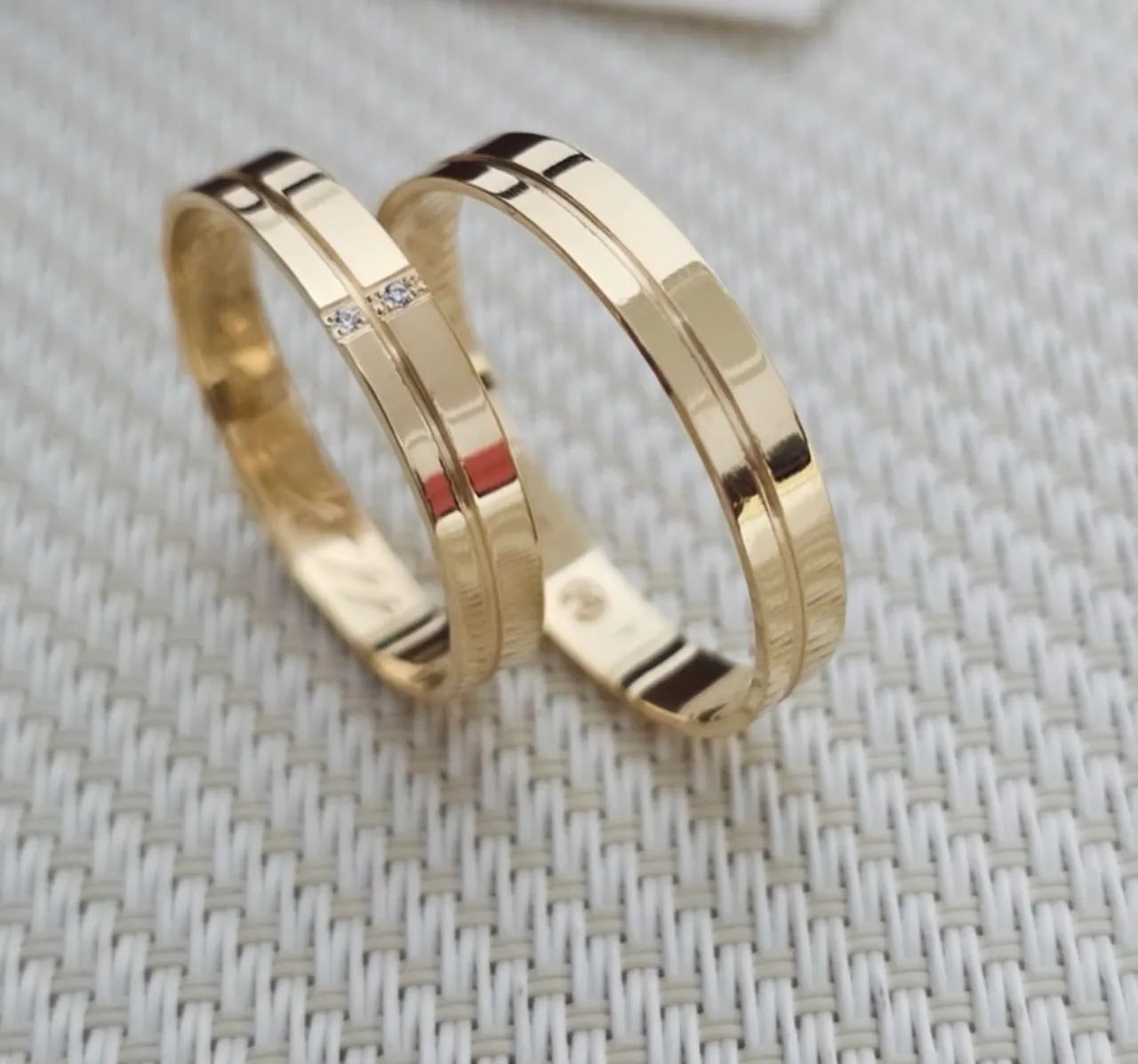 ALIANÇA OURO18K - Foto 2