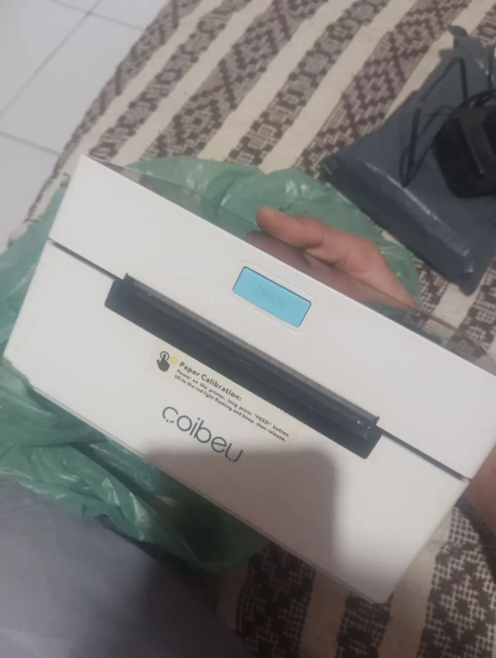 Impressora coibeu etiqueta 