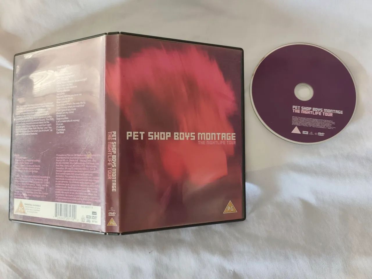 Dvd original Pet Shop Boys Montage