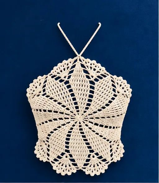 top croche flor encomenda 