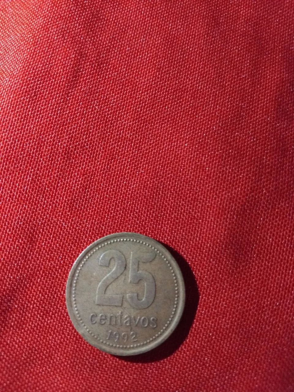Moeda de 25 da Argentina 1992 - Foto 2