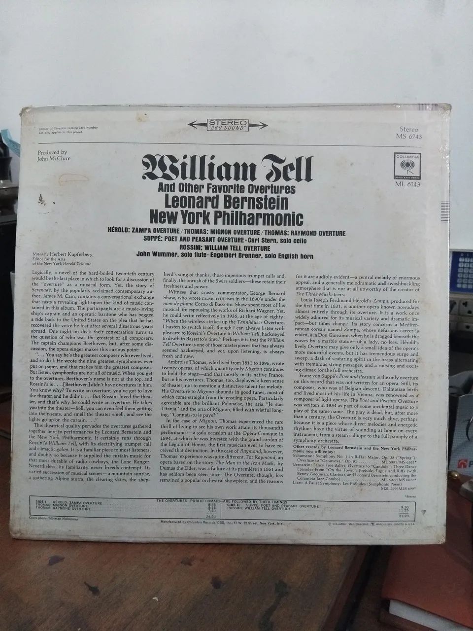 Vinil LP33 RPM - WILLIAM TELL  - Foto 2