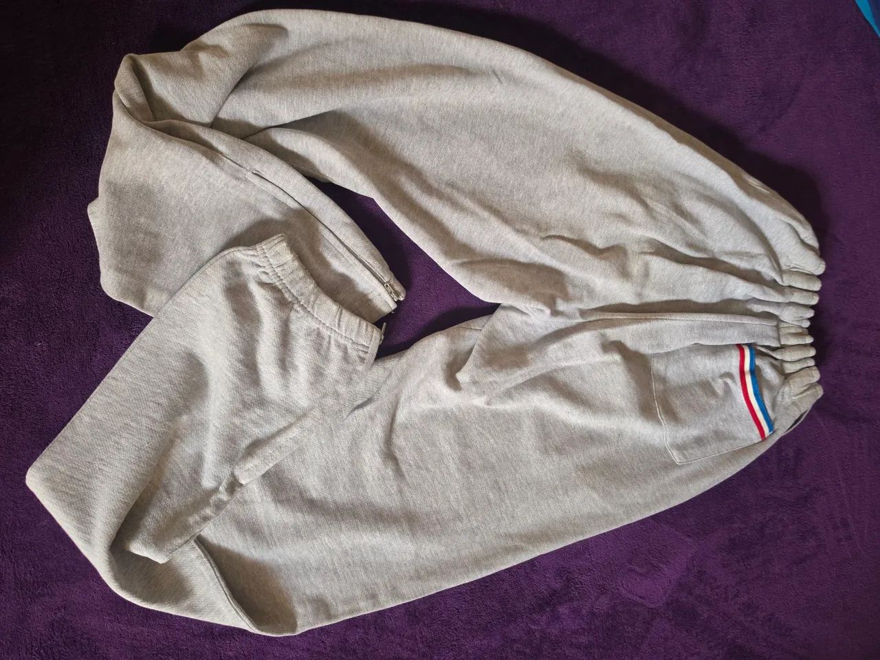 Calça moletom cinza adidas P - Foto 5