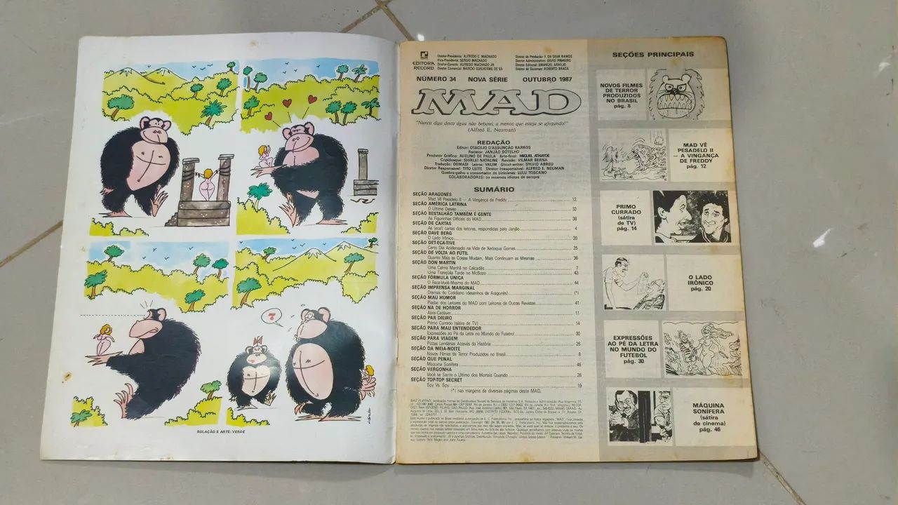 Revista Mad número 34 - Editora Record  - Foto 2