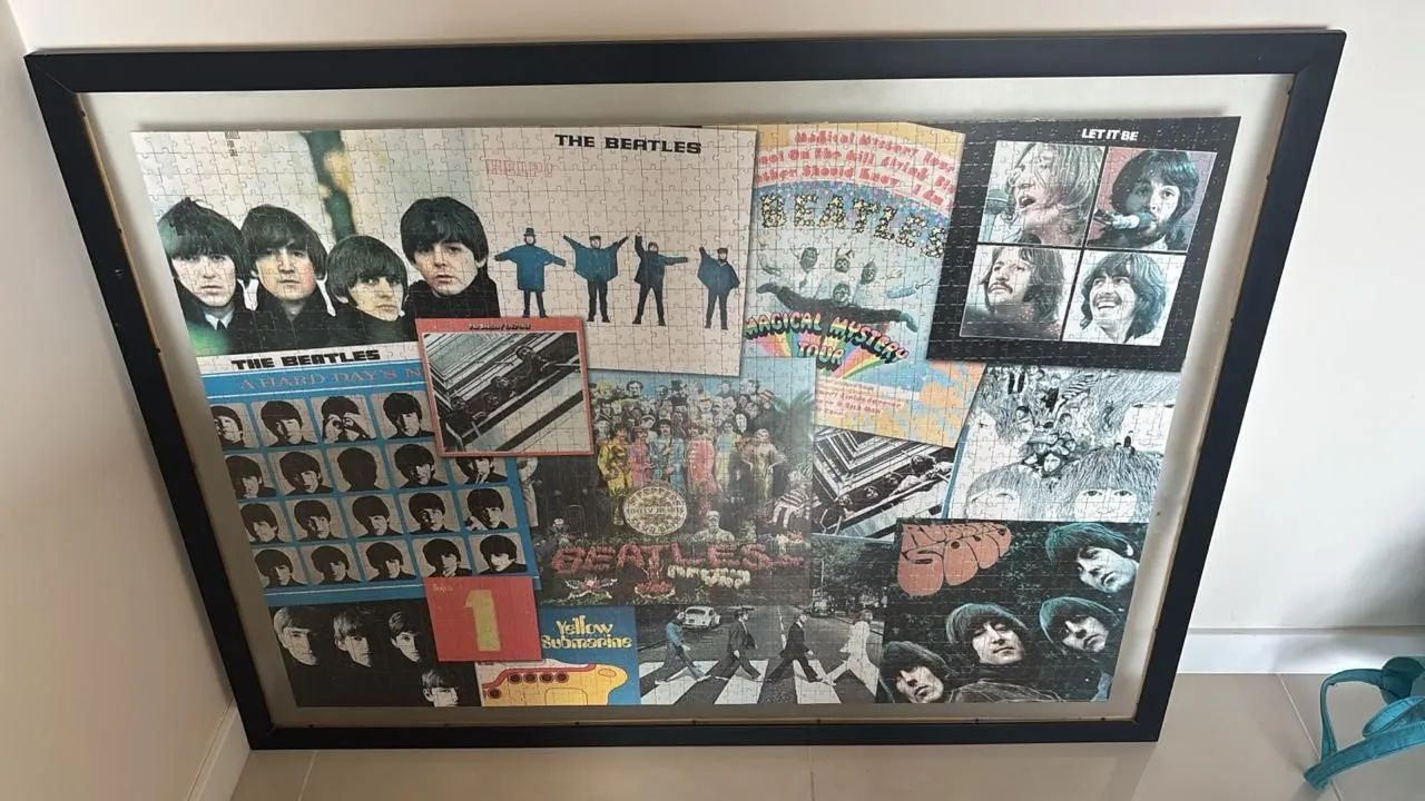 Quadro Quebra-cabeça dos Beatles