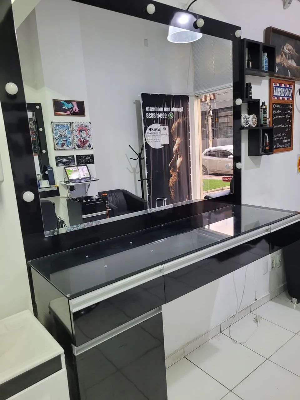Bancada para barbearia ou salão de beleza  - Foto 2