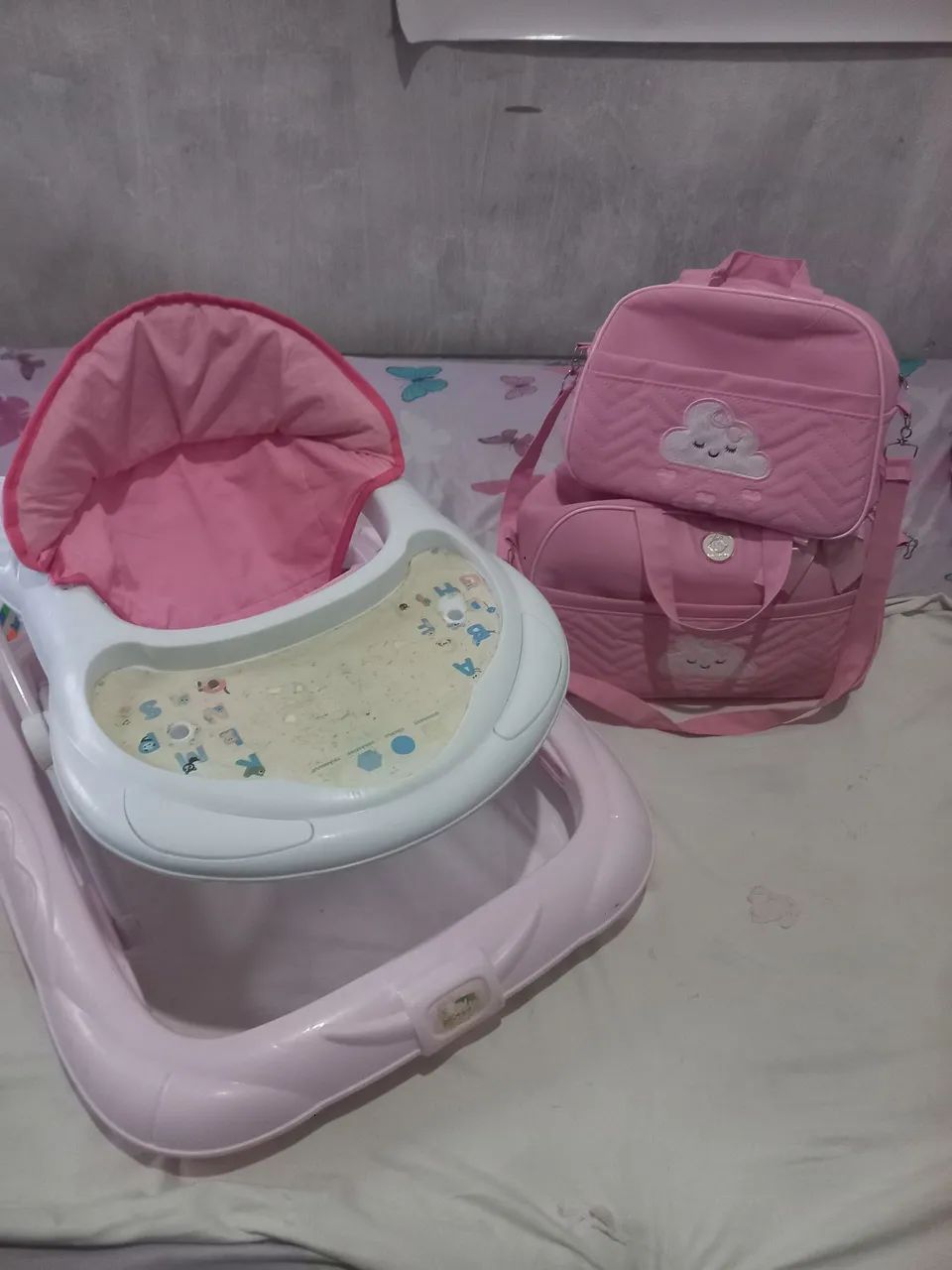 2 bolsas para bebê e 1 andajá - Foto 3