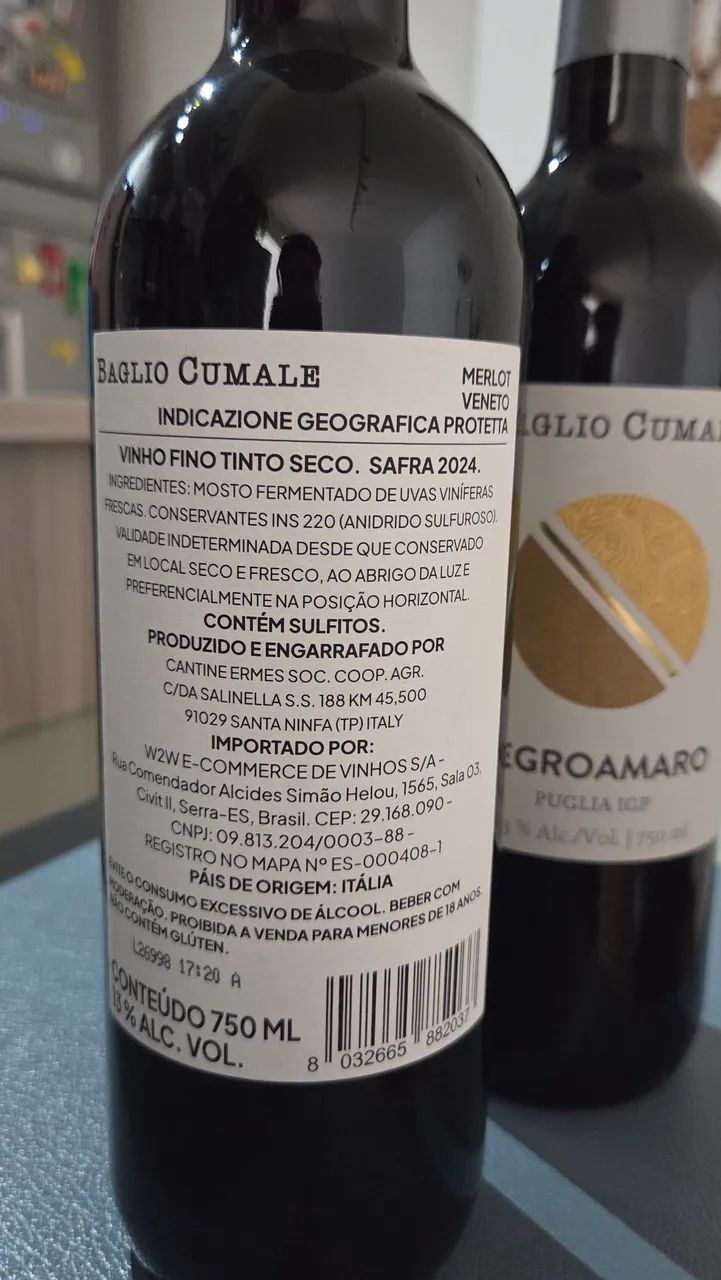Vinhos Italianos Baglio Cumale - Foto 2