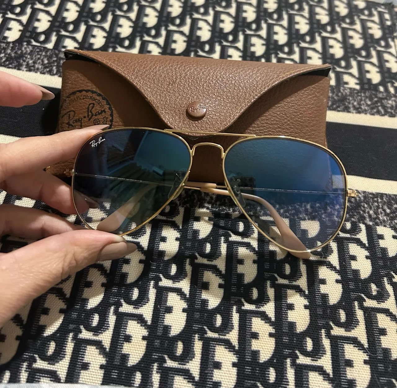 Ray Ban aviador azul original 