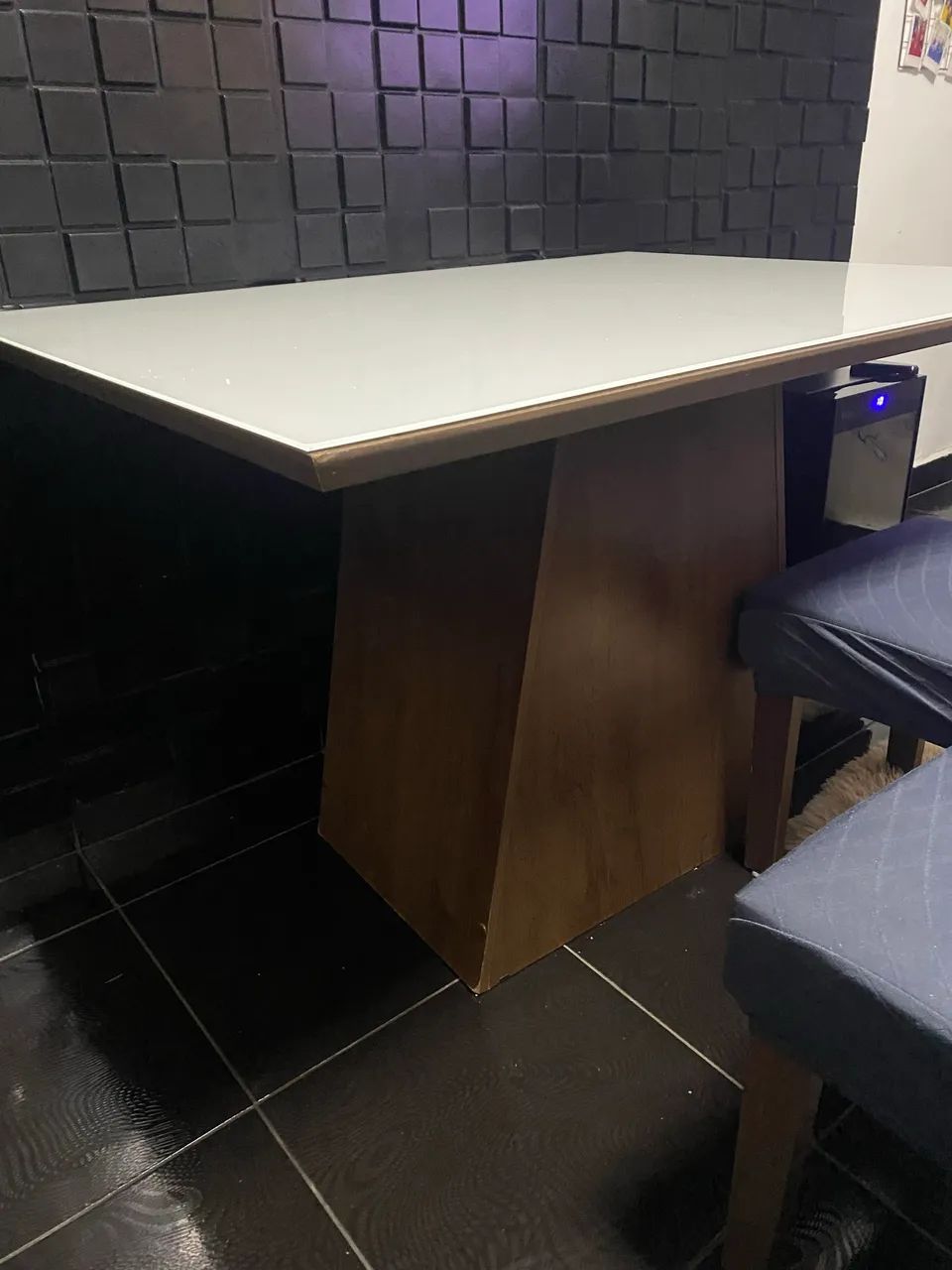 Mesa com tampo de vidro  - Foto 3