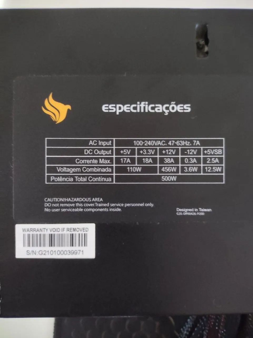 Fonte Nidus 500W com caixa  - Foto 3