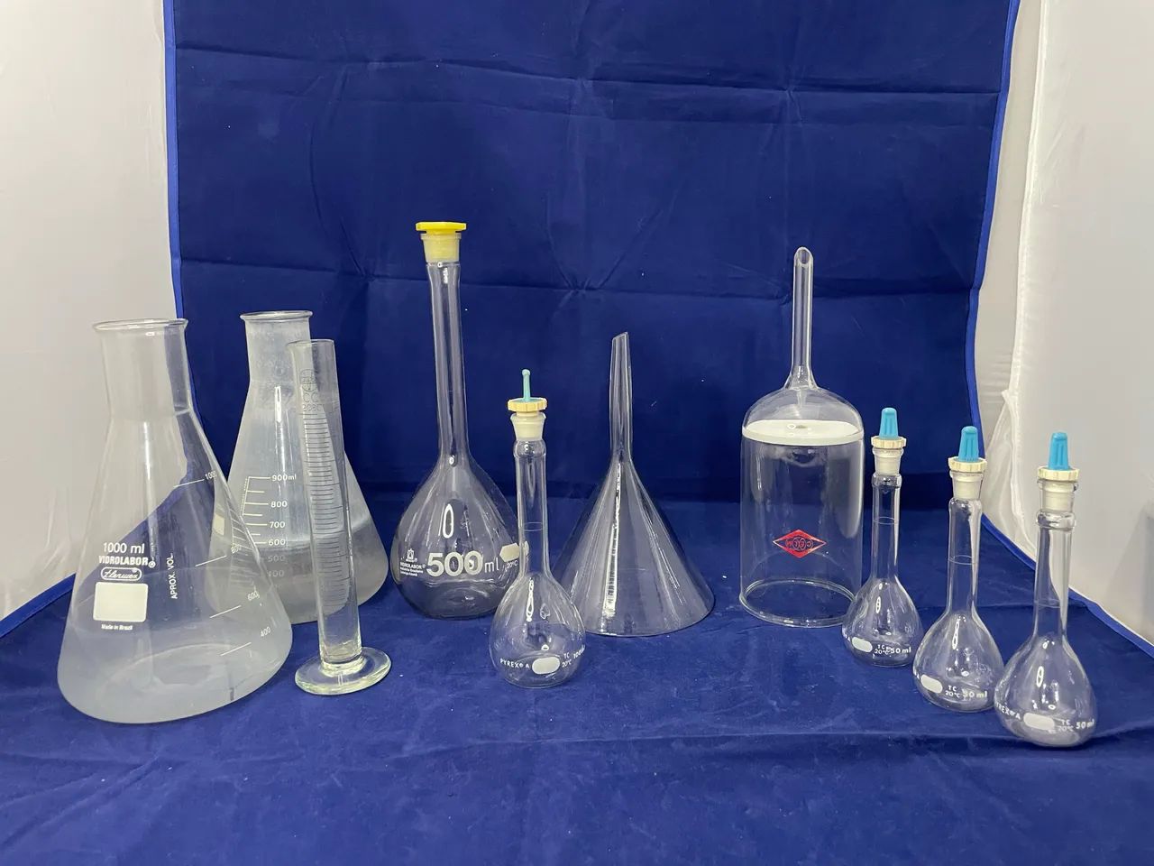 Lote Vidraria para Laboratório
