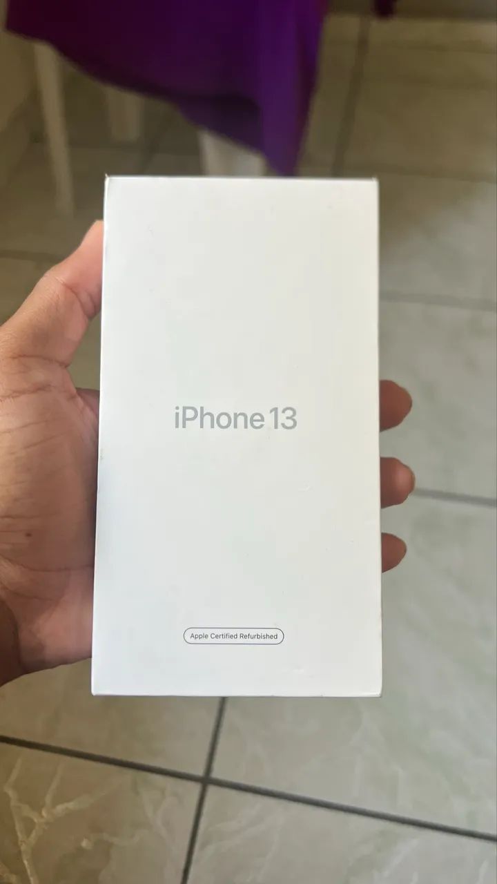 Caixa do iPhone 13 