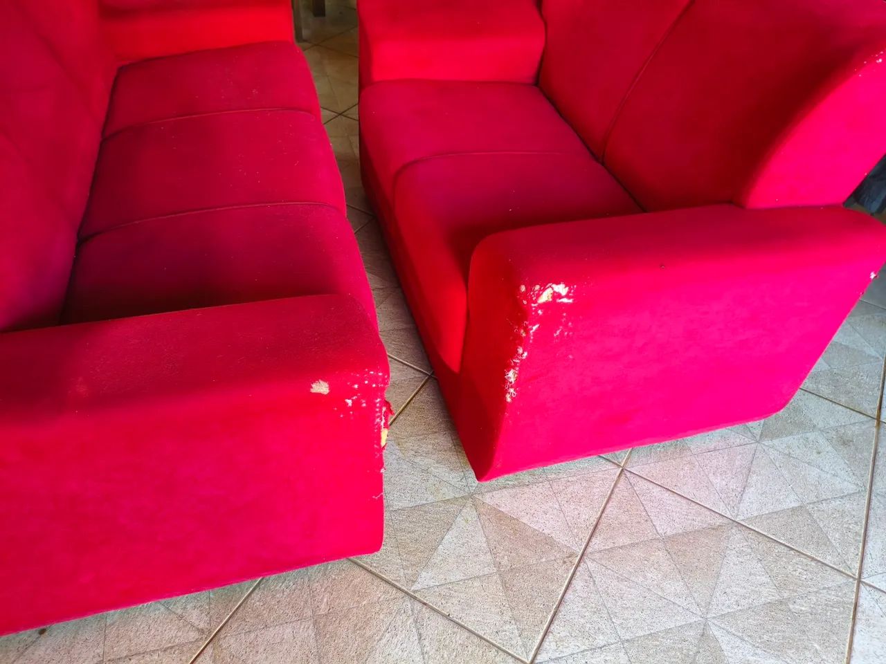 Vendo jogo de sofa os dois no preço de um - Foto 3