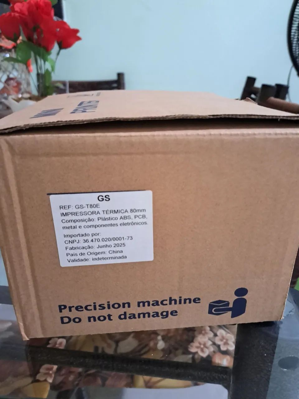 Máquina de impressão de nota de loja