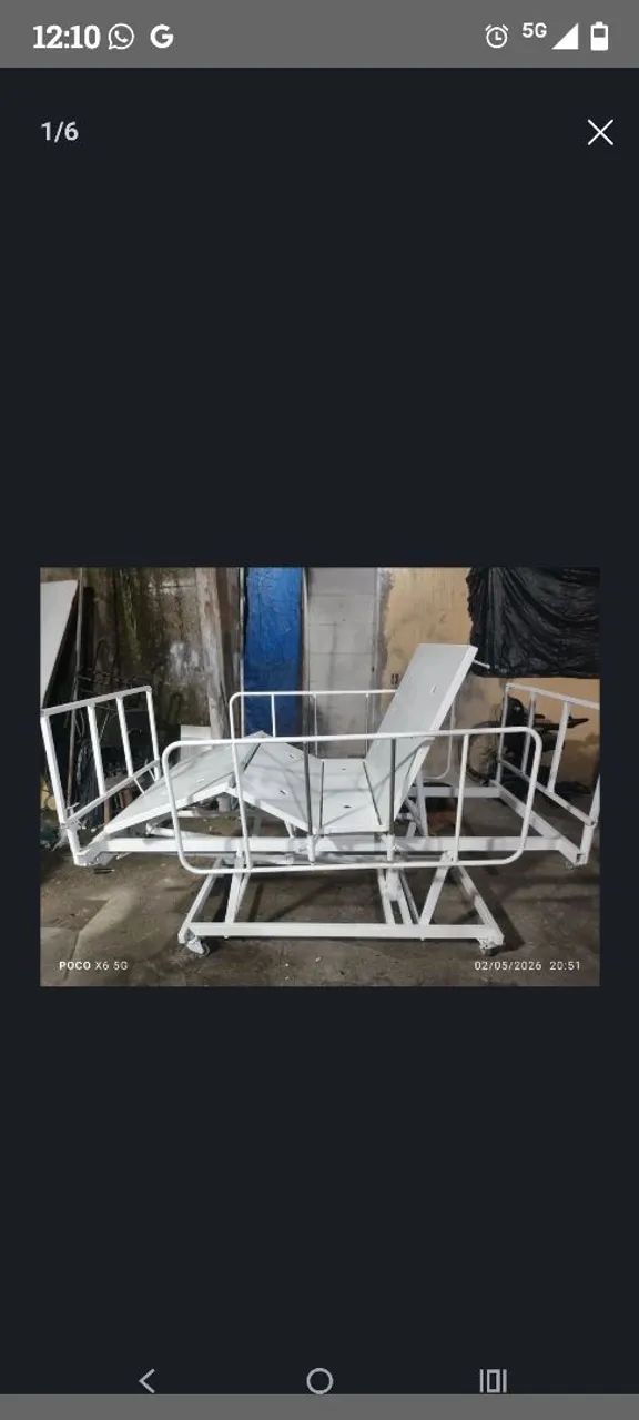 CAMA HOSPITALAR TRÊS MANIVELAS  - Foto 3