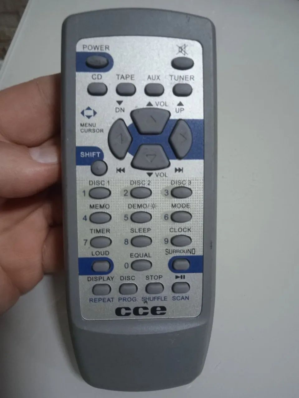 Controle remoto original som CCE<br>original funcionando 