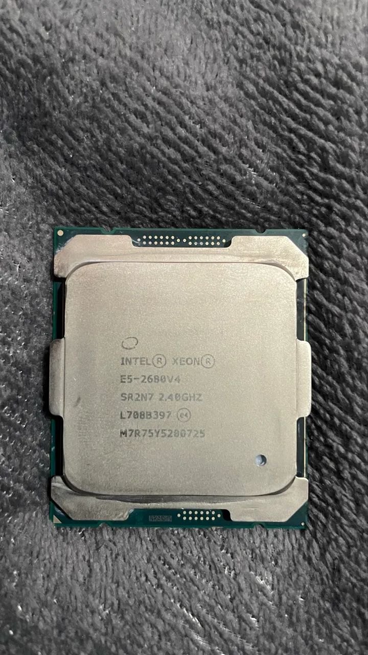 Intel Xeon E5-2680 v4,2.40 GHz, funcionando perfeitamente e em bom estado.