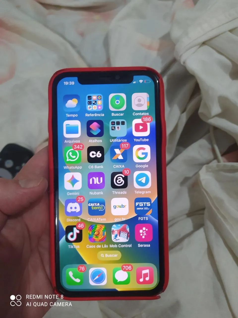 IPhone X 256 gigas sem defeito - Foto 3