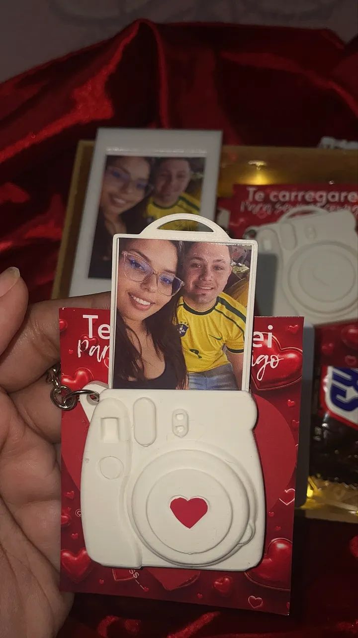 Chaveiro instax para presente 