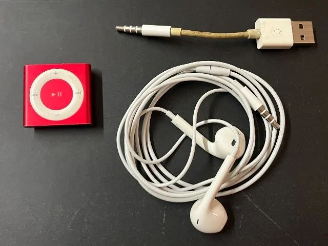 ipod shuffle vermelho perfeito acessórios - Foto 2