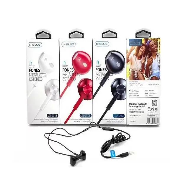 Fone de Ouvido com Microfone LE-0214