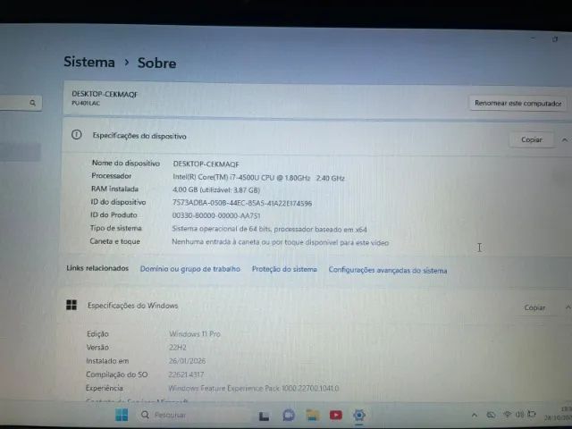 NOTEBOOK ASUS PRO - INTEL CORE i7 - Foto 4