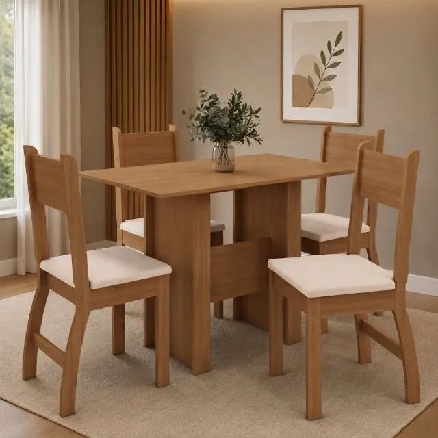 Mesa de jantar com 4 lugares FRETE GRATIS 