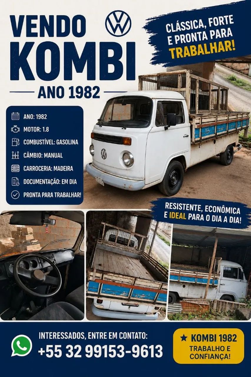 Volkswagen Kombi Pick-up 1988