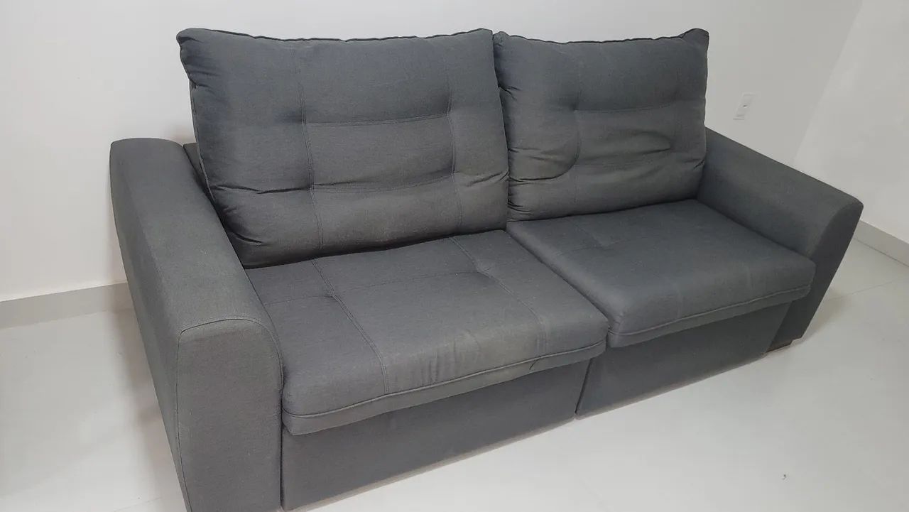 SOFÁ RETRÁTIL SEMI NOVO - Foto 2