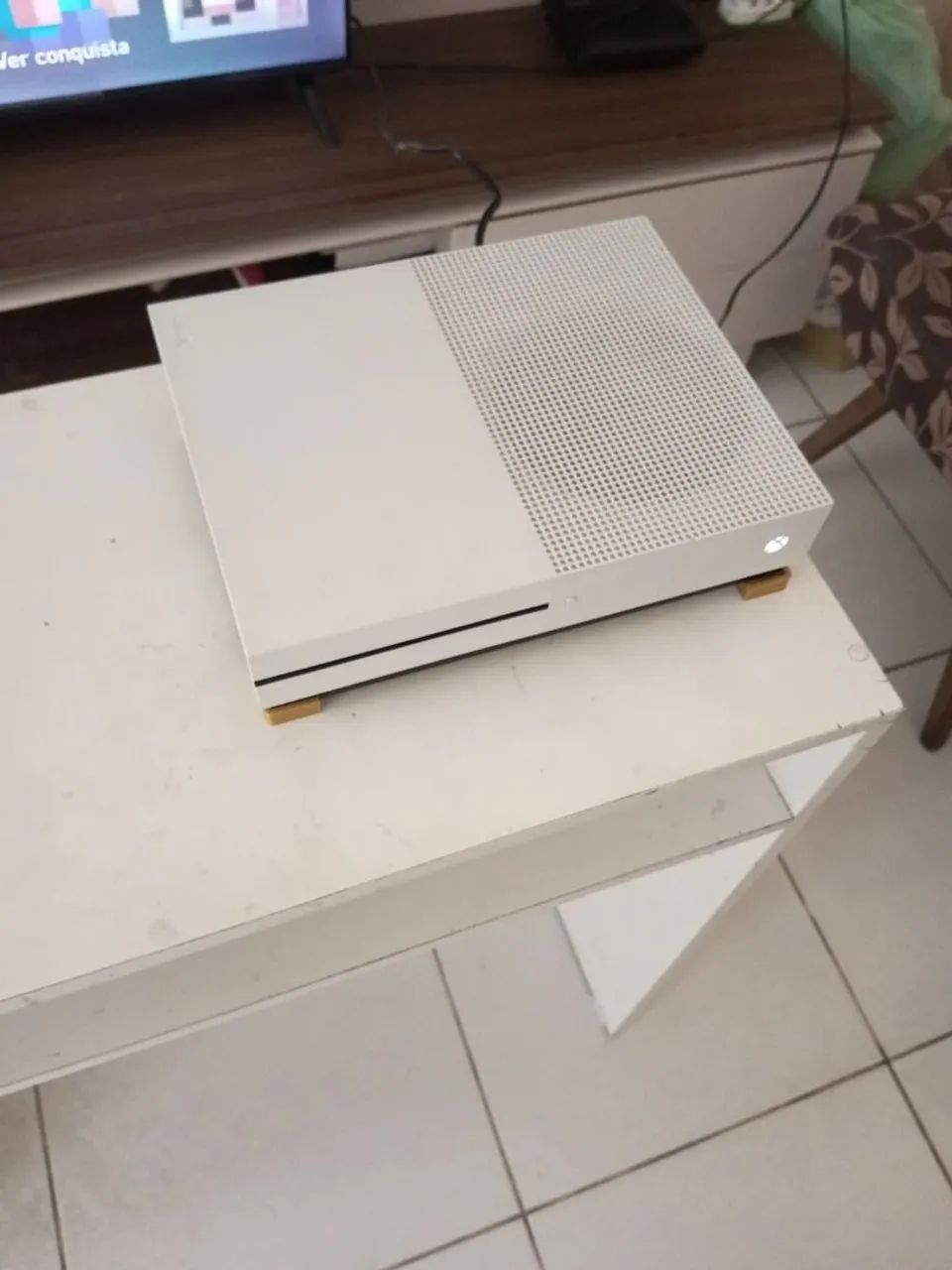 Xbox one s branco com defeito