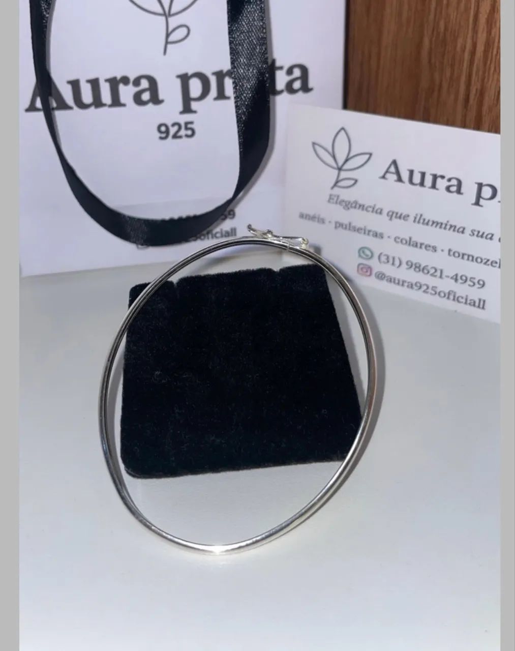 Bracelete prata 925 legítima 