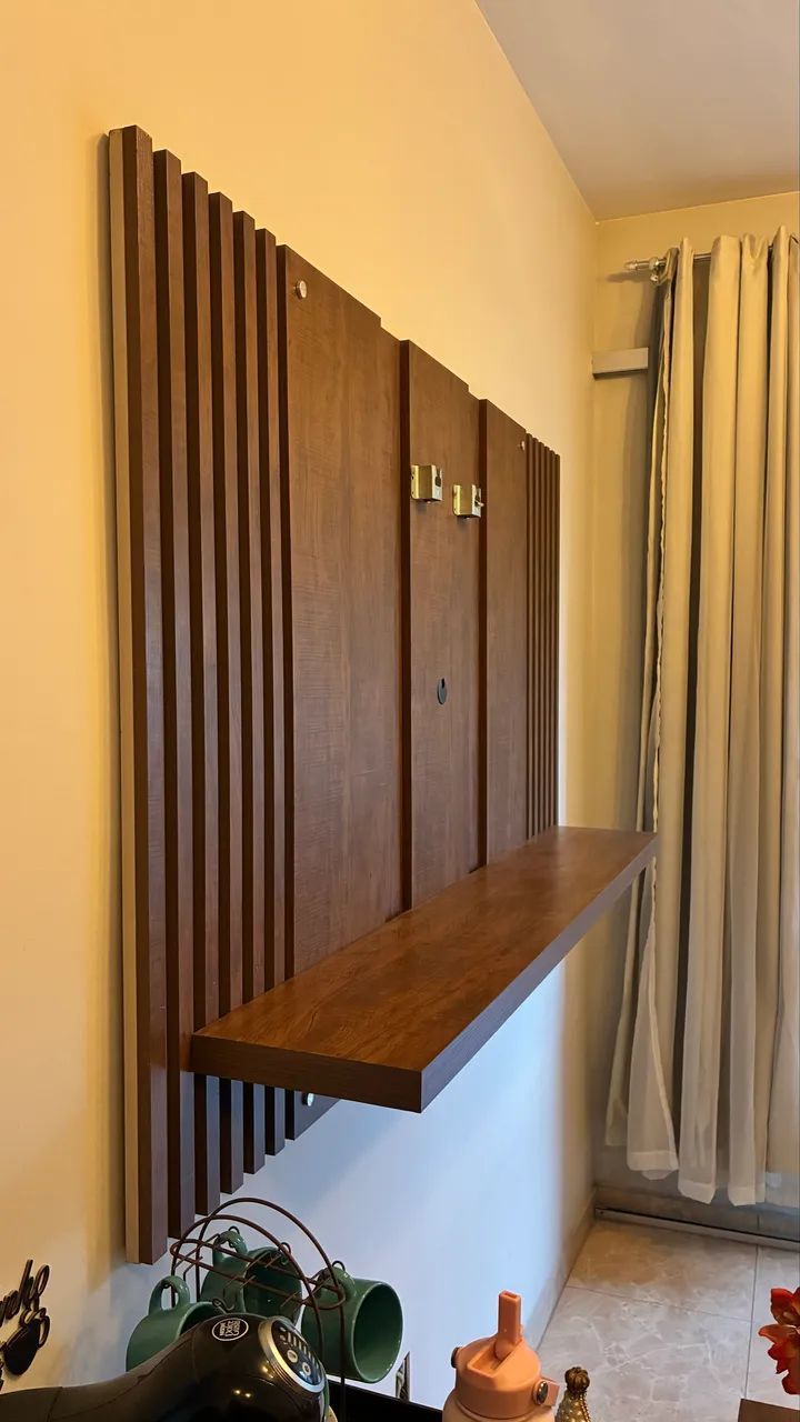 Painel ripado para tv até 60 polegadas / 169 cm largura, 108 cm altura - Foto 5