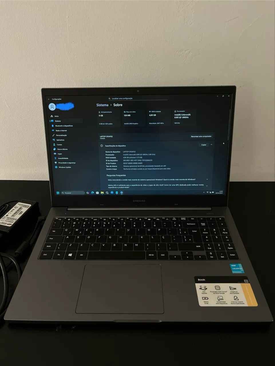 Notebook Samsung Book