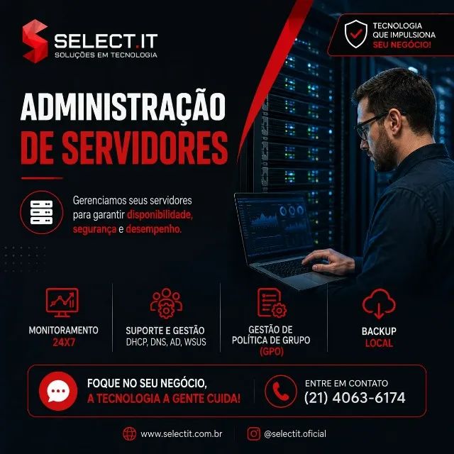 ADMINISTRAÇÃO DE SERVIDORES